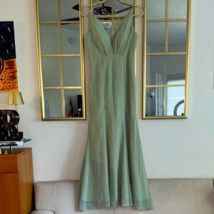 Elegant Sage Green Dress size 6